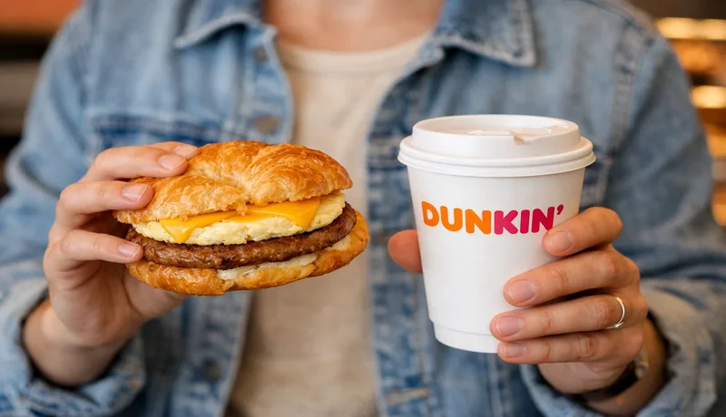 Dunkin Donuts breakfast sandwich