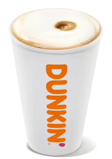 dunkin donut hot macchiato menu
