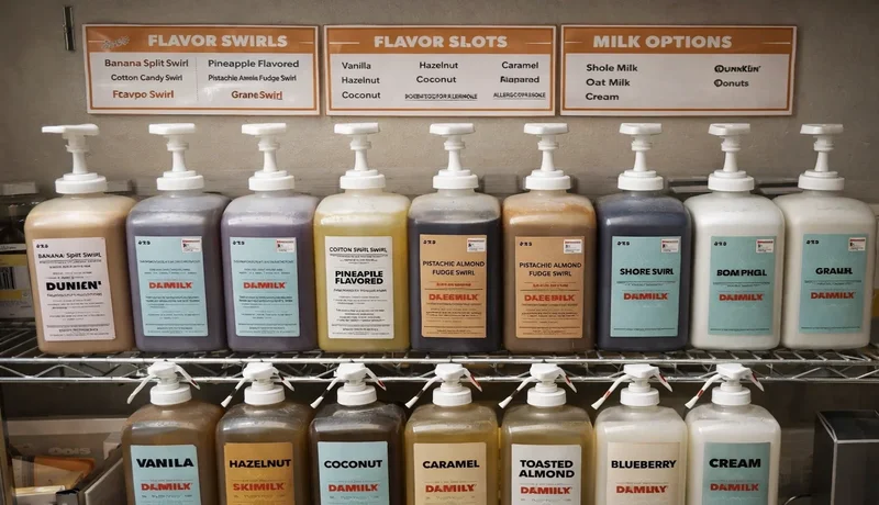 Dunkin Donuts Coffee Menu 2026: Prices, Flavors & Best Drinks 4 Dunkin Donuts Coffee flavor swirls and shots