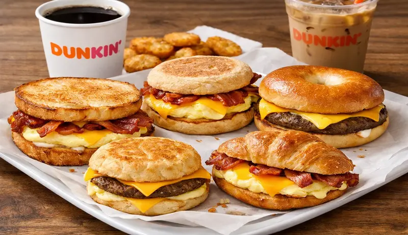 Dunkin Donuts Sandwich menu