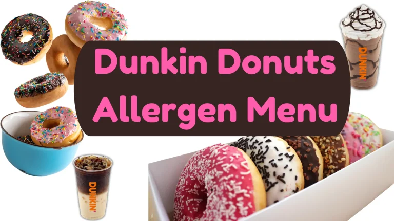 Dunkin Donuts Allergen Menu Guide 2025 5 Dunkin donuts allergen menu