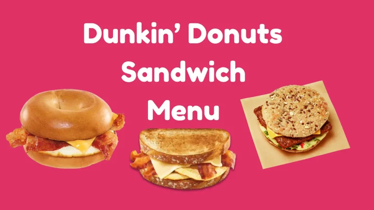 Dunkin Donuts Sandwich Menu 2025 8 dunkin donuts sandwich menu