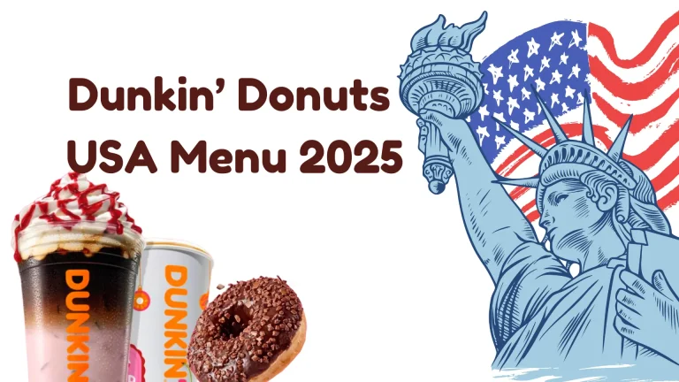 Dunkin Donuts USA Menu 2025 9 Dunkin’ Donuts Menu USA 2025
