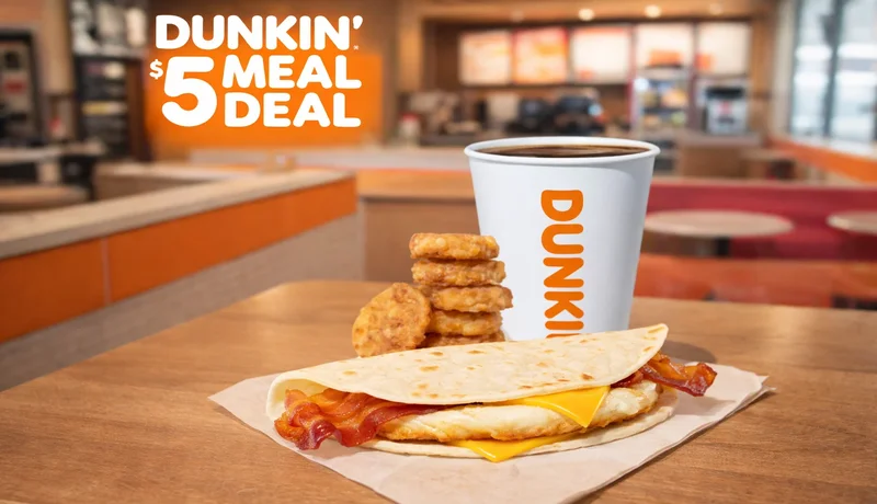 Dunkin Donuts $5 Meal Deal