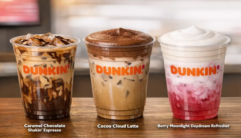 New Dunkin Donuts winter drinks
