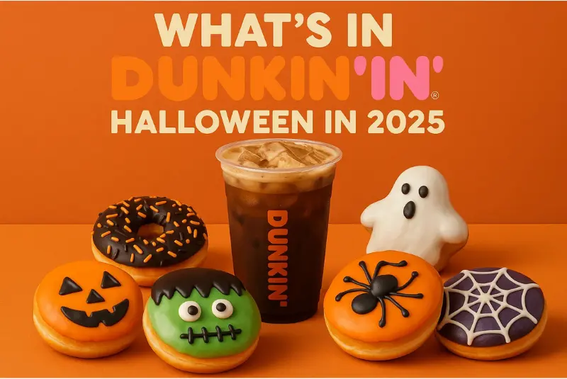 Dunkin Donuts Halloween menu, What's in Dunkin Donuts Halloween in 2025