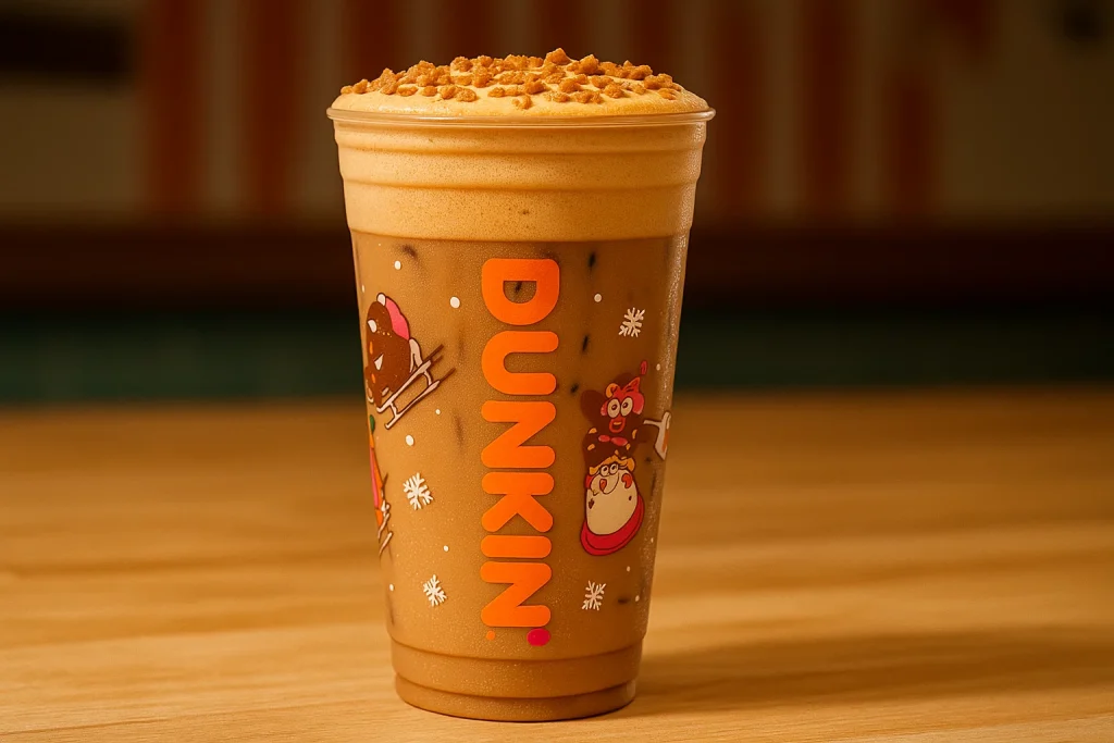 Dunkin Cookie Butter Cloud Latte
