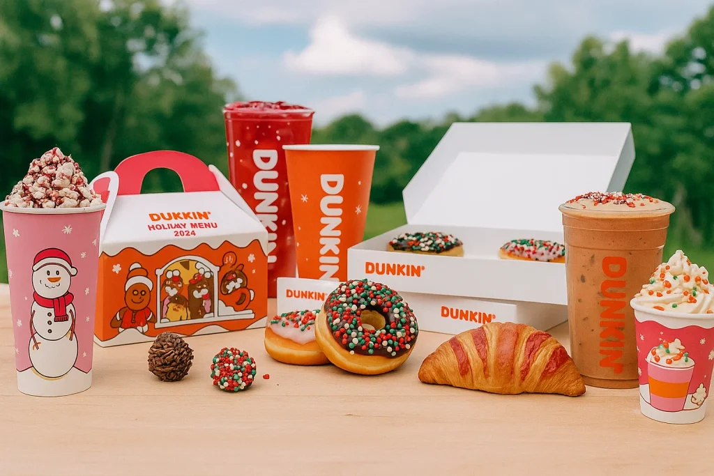 Dunkin Donuts Holiday Menu 2025