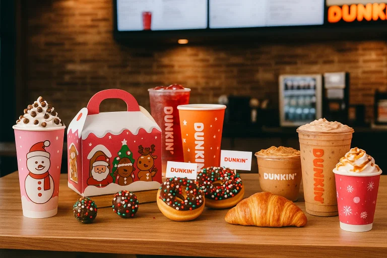 Dunkin Donuts Holiday Menu