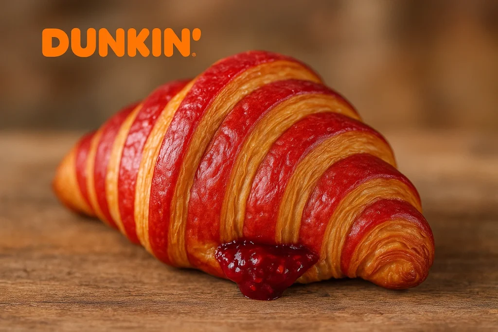 Dunkin Raspberry Croissant