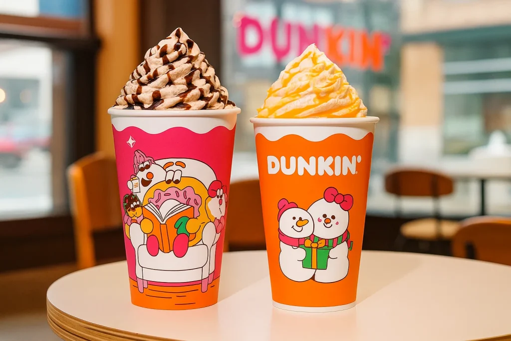 Peppermint mocha Toasted White Chocolate Latte