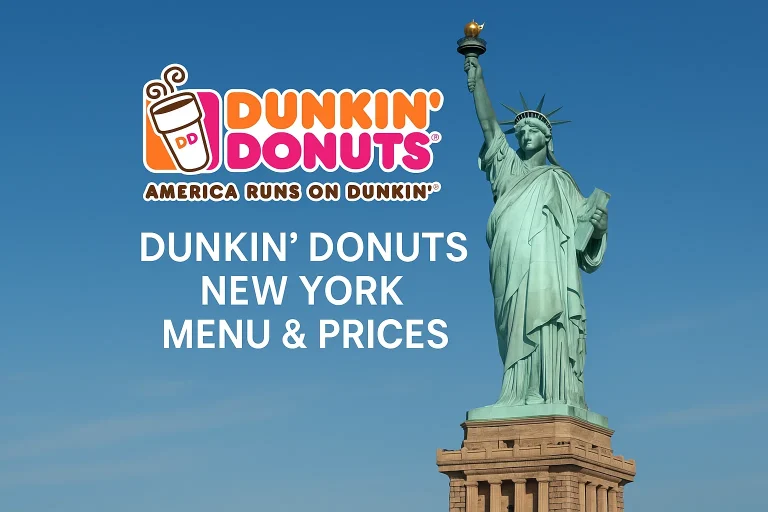 Dunkin Donuts New York: Menu, Prices & Locations 3 Dunkin Donuts New York menu