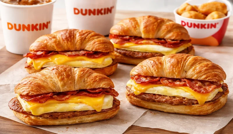 Dunkin Donuts breakfast menu prices sandwiches wraps and combos