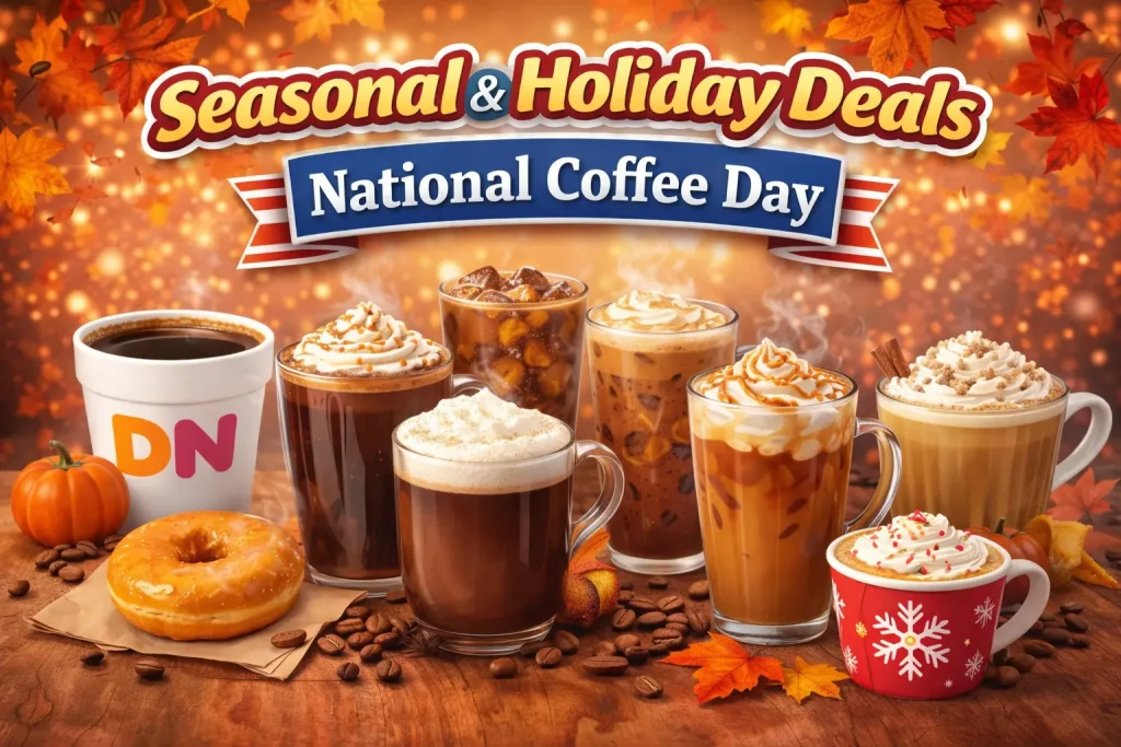 Active Dunkin Donuts Coupons & Promo Codes– Free Coffee & 50% Off 19 National Day