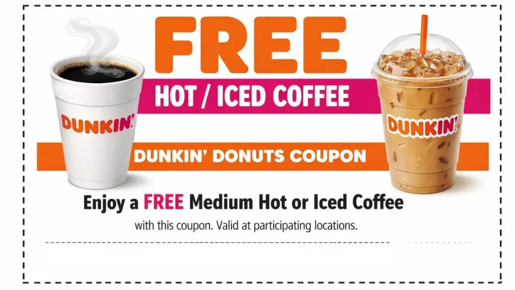 Active Dunkin Donuts Coupons & Promo Codes– Free Coffee & 50% Off 12 cold ice bew