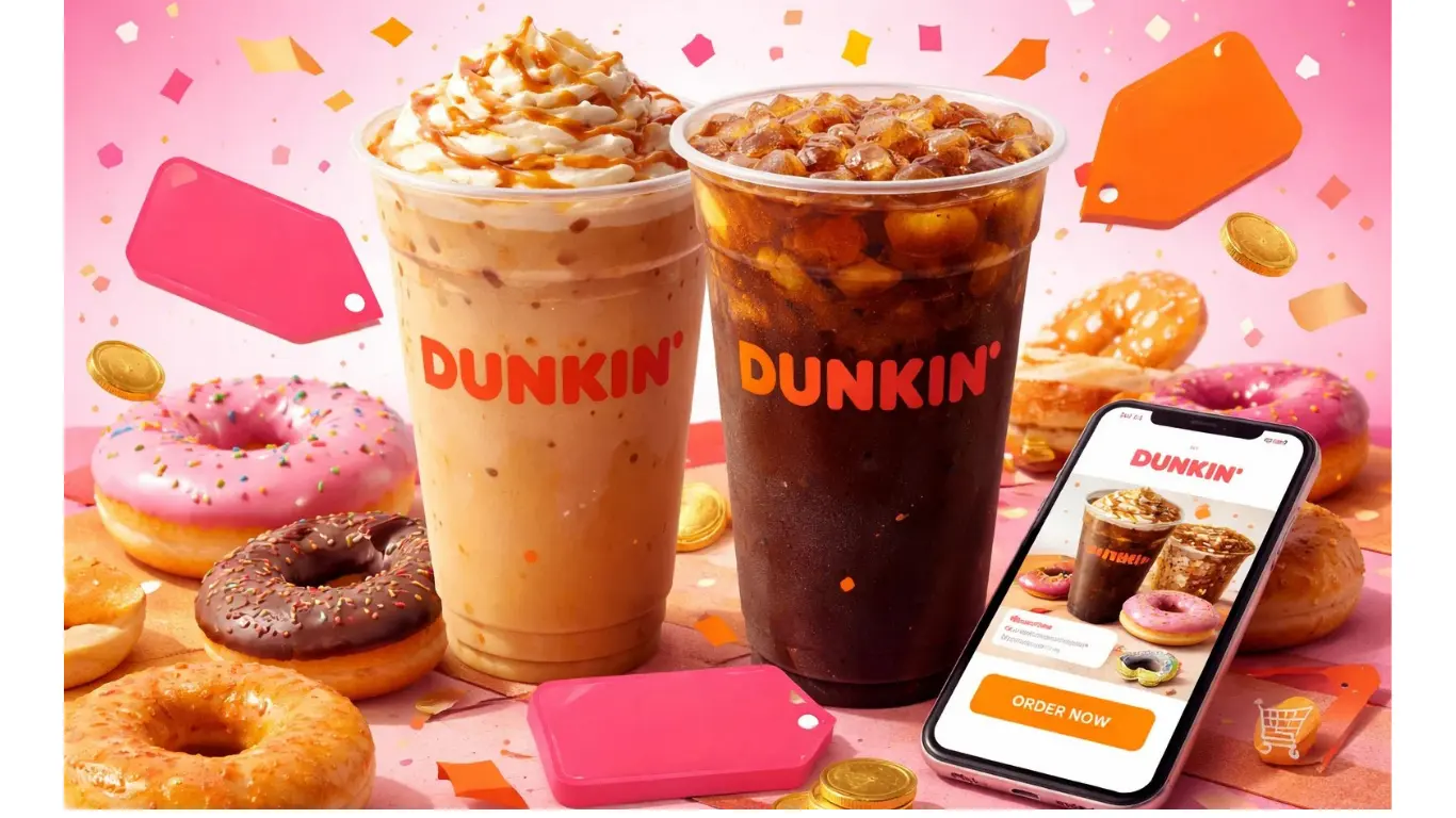 Active Dunkin Donuts Coupons & Promo Codes– Free Coffee & 50% Off 14 total puchase 1