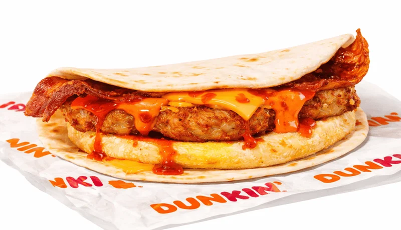Dunkin Donuts chipotle wrap