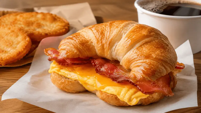 Dunkin Donuts breakfast sandwich 