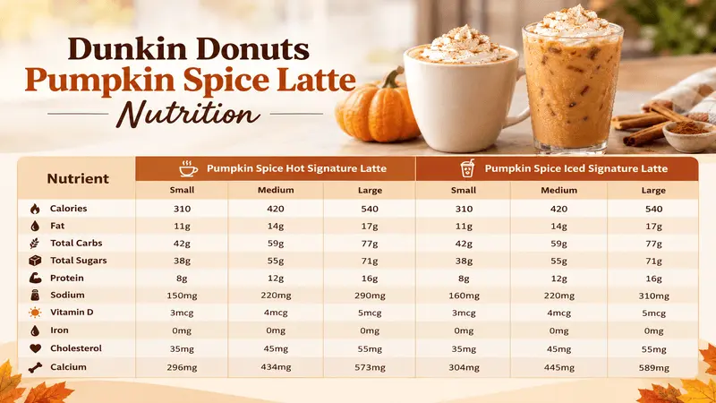 Dunkin Donuts Pumpkin Spice latte