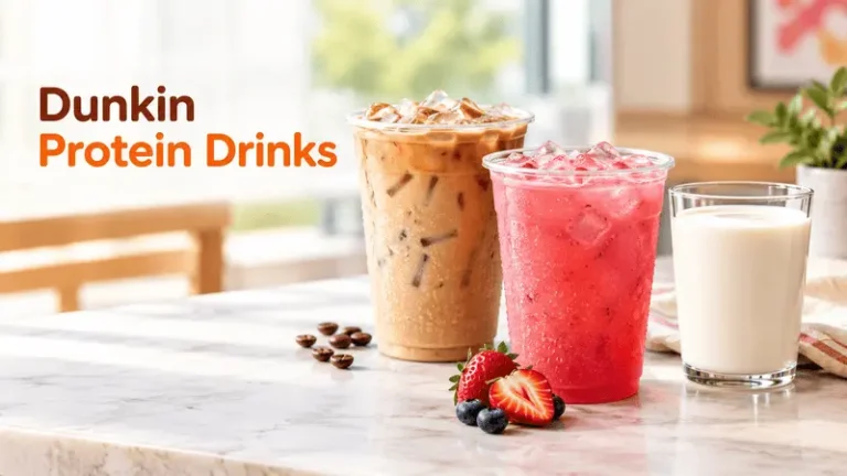 Dunkin Protein Drinks made with Protein Milk