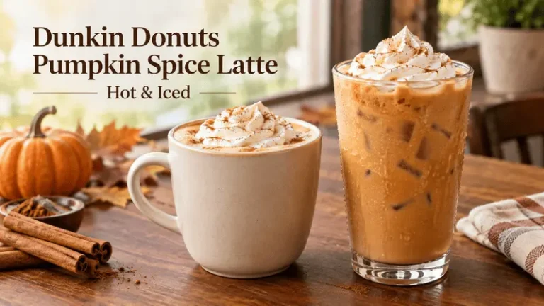 Dunkin Donuts Pumpkin spice latte